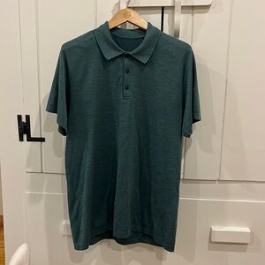 Lululemon Metal Vent Tech Polo Shirt Men’s Large, Green